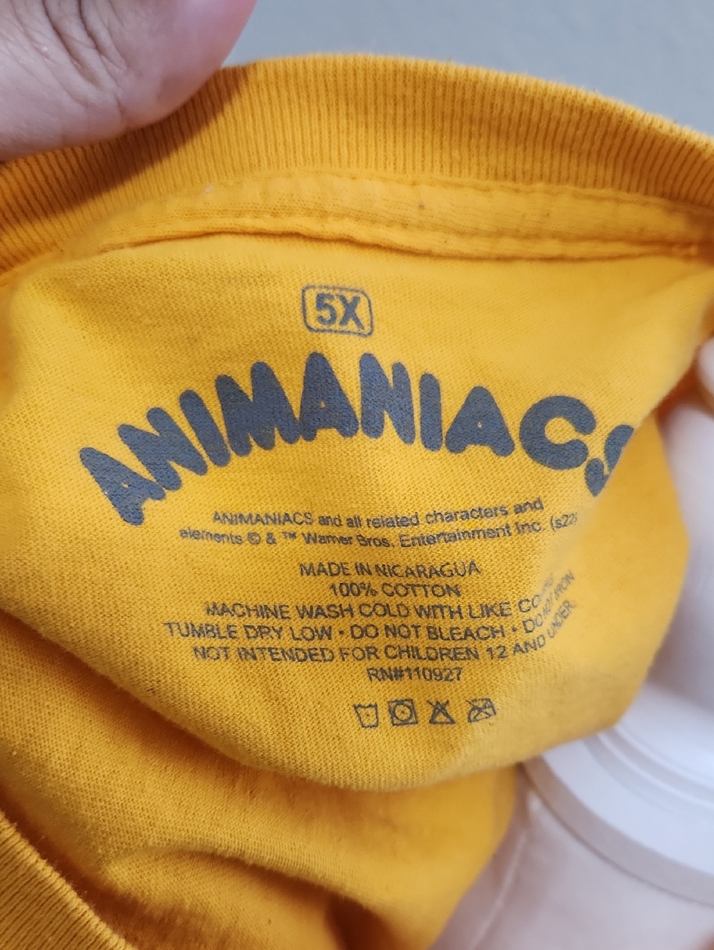 Animaniacs Yellow Tshirt - Picture 3 of 4